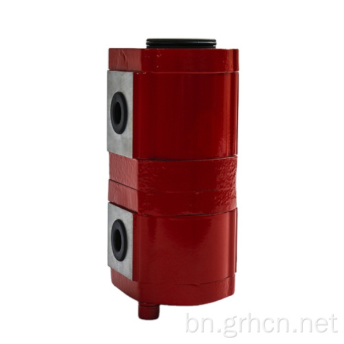 CBGj1050/1032 50ml/r এবং 32ml/r স্থানচ্যুতি সহ ডাবল হাইড্রোলিক কাস্ট আয়রন গিয়ার পাম্প